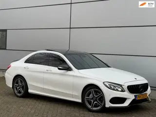 Mercedes-Benz C-klasse 220 CDI AMG Line |Pano |Camera |Leer |Led |Keyless Start |Full Option