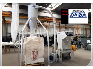 Rone N700 kneuzer gebruikt voor plastic kratten