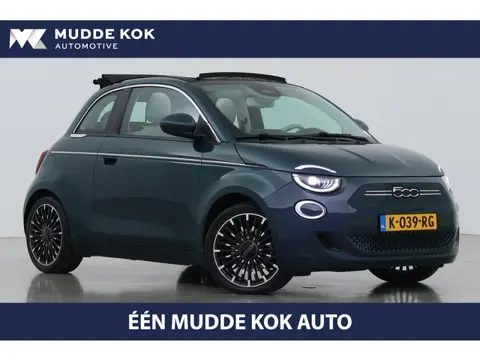 Fiat 500 C La Prima 42 kWh | Vol-Leder | Camera | Stoelverwarming | Apple Carplay
