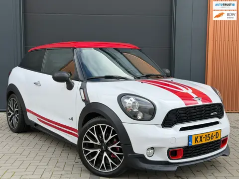 Mini Mini Paceman 1.6 John Cooper Works ALL4 Chili|Origineel 218pk|Navi|Parkeersensoren|Lederen Zete