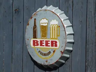 Muurdecoratie , bier , pils