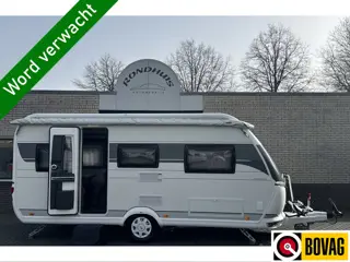 Hobby On Tour 470 UL met enkele bedden **Mover/Zakluifel/Fietsendrager/Voortent/1e eigenaar/Zeer net