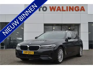 BMW 5 Serie Touring 530e Leer | Head Up | Stuur-Stoelverw v+a | Adapt Cr | Sfeerverl.| Dealer onderh