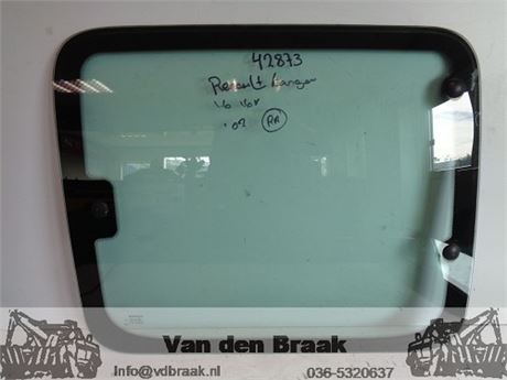Renault Kangoo 1997-2010 Zijruit schuifdeur rechts (klap)