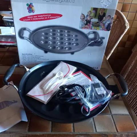 poffertjes pan, electrisch, NIEUW