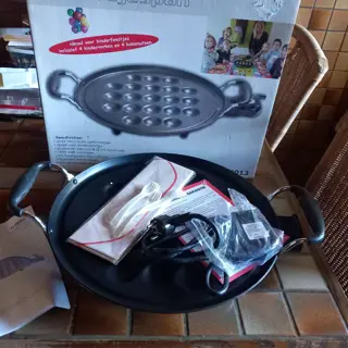 poffertjes pan, electrisch, NIEUW