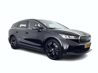 Škoda Enyaq iV 60 [ 3-Fase ] {SOH-87%} (INCL-BTW) *LEATHER-FABRIC | FULL-LED | ADAPTIVE-CRUISE | BLI