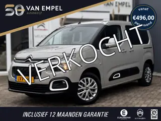 Citroen Berlingo PT130 EAT8 Feel | Automaat | Camera | Navigatie | Parkeersensoren | 1e Eigenaar