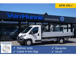 Fiat Ducato Maxi 35 180PK Open Laadbak L4 BPM VRIJ!! Apple CP/ Android A, Airco, Cruise, trekhaak!! 