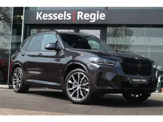 BMW X3 xDrive30e M-sport Pano H&K HUD Memory 360 ACC 20” Keyless Bliss Leer