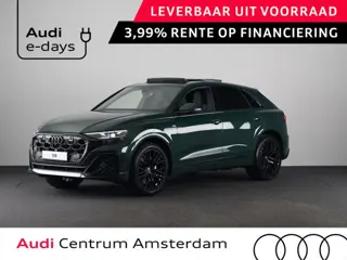 Audi Q8 Pro Line S 55 TFSI e 394 pk | Midnight emerald green | Glazen panoramadak | Bang & Olufsen P