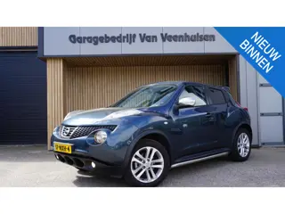Nissan Juke 1.6 116pk Acenta automaat Clima cruise trekhaak side bars *168722km* NL auto 2de eign *G