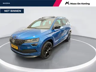Skoda Karoq 1.5 TSI 150pk DSG Sportline Business · Panoramadak · Camera · Stuur- & Stoelverwarming ·