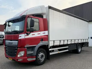 DAF CF 250 FA / Schuifzeilein links - Vaste wand rechts / Klep LBW / Euro6 / NL Truck HT1260