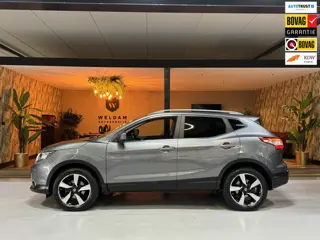 Nissan Qashqai 1.2 Tekna Garantie Pano 360 Camera StoelVW Cruise Navi Keyless Lane ASS Clima Led Rij