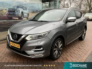 Nissan Qashqai 1.3 DIG-T Tekna + Automaat | Trekhaak | Panoramadak | Leder | 1ste eigenaar