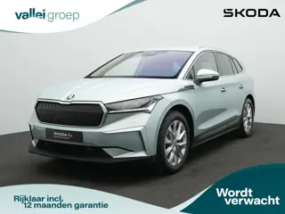 Skoda Enyaq iV 80 204 pk | Warmtepomp | Trekhaak | Cognac leder | Geheugenstoel | Adaptief onderstel