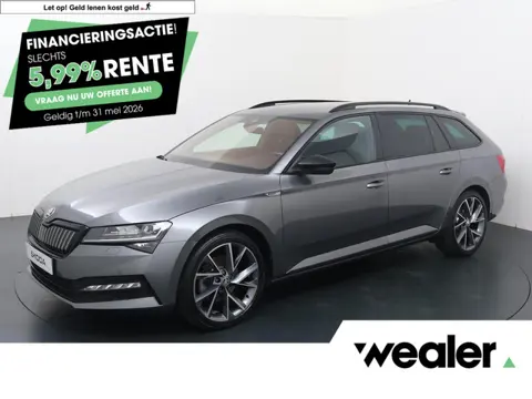 Skoda Superb Combi 1.4 TSI iV Sportline Business | 218 PK | SoH 100% | Matrix LED koplampen | Adapti