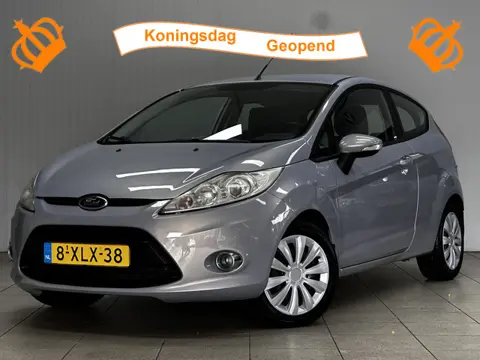 Ford Fiesta 1.25 Titanium/ D-Riem verv: 163.000 KM!/ Trekhaak/ Voorruitverw./ Airco/ Bluetooth/ Medi
