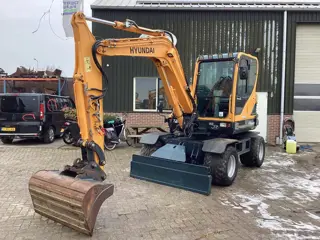 Hyundai R55W-9 Mobiele Graafmachine (bj 2014)