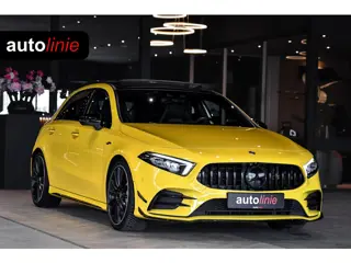 Mercedes-Benz A-klasse AMG 35 4MATIC Edition 1 Aero. Schaal, Pano, Perf stuur, Keyless, Camera, Dode