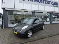 Nissan Micra 1.2 ELLE APK t/m 02-2027 *Airco *Radio Cd *Electr. Ramen Zwart Metallic*Sportvelgen *AP