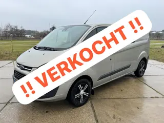 ! VERKOCHT ! Ford Transit Custom 290 2.2 TDCI L2 H1 airco dub. cab. lm velgen