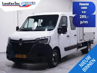 Renault Master 2.3 dCi 145 pk Pick Up / Open Laadbak 6-Zits Airco, Trekhaak 3.500 kg, LxBxH 245x208x