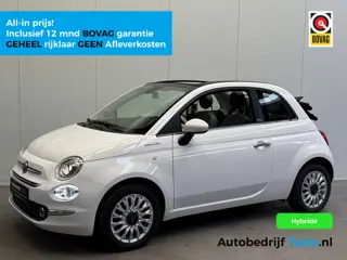 Fiat 500C 1.0 Hybrid Dolcevita AIRCO/ECC-SPORT INT-LEDER-NAVI by CARPLAY-PDC-CRUISE CONTROL