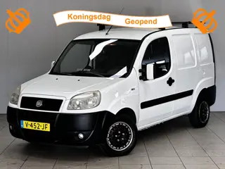 Fiat Doblò 1.4 SX HD/ D-Riem verv: 170.000 KM!/ Zij-Schuifdeur rechts/ Trekhaak/ PDC/ Dakrails/ Stuu