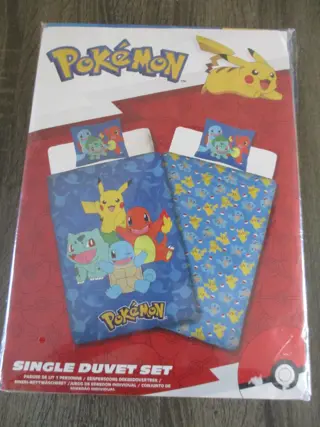 Pokemon 1 Persoons Dekbedovertrek