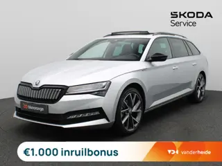 Skoda Superb Combi 1.4 TSI iV Sportline Business 218PK DSG SOH 97%, Trekhaak, Pano-Schuifdak, Elektr