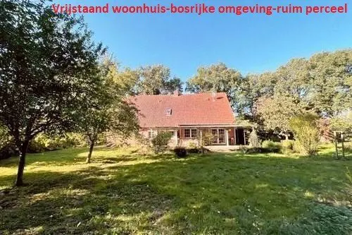 Vrijst. woonhuis landhuisstijl aan bosrand