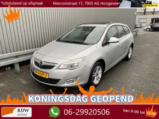 Opel Astra Sports Tourer 1.4 Turbo Cosmo Clima, Half Leder, CC, Schuif/Kantel, LM, Afn.Trekh, nw. AP