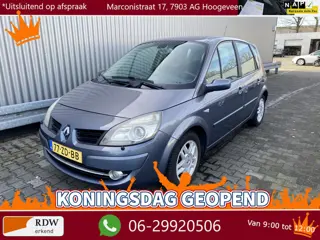 Renault Scénic 2.0-16V Tech Line AUTOMAAT, Leer, Clima, Navi, CC, PDC, LM, Trekh, nw. APK – Inruil M