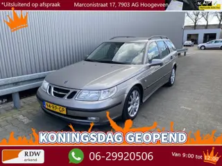 Saab 9-5 Estate 2.0t Linear Business Pack AUTOMAAT, Clima, CC, PDC, LM, Afn.Trekh, nw. APK – Inruil 