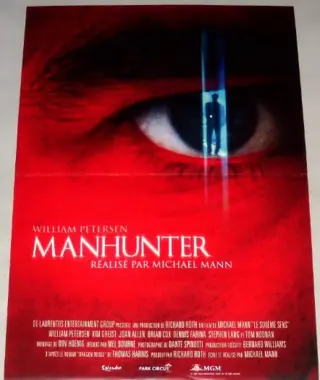 MANHUNTER FRANSE filmposter.