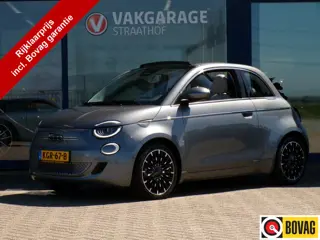 Fiat 500C La Prima 42 kWh, Carplay + Android Auto / Sensoren + Camera / Keyless / Full LED. / Stoelv