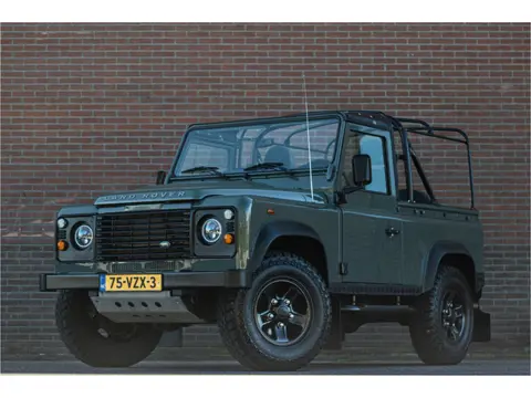 Land Rover Defender 2.4 TD Soft Top 90 E, 78.000km NAP, Origineel NL, Trekhaak, Elektrische ramen, R