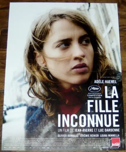 LA FILLE INCONNUE FRANSE filmposter.