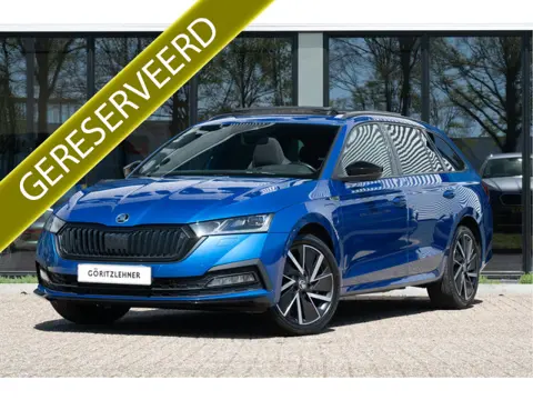Škoda Octavia Combi 1.4 TSI iV PHEV Sportline Business | Afn. trekhaak | Pano | HUD | Canton |