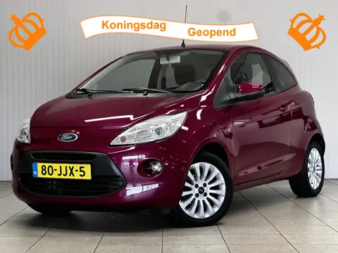 Ford Ka 1.2 Titanium/ 96.000 km NAP!/ Airco/ 15''LMV/ Elek. pakket/ Isofix/ Radio-CD AUX/ Getint gla