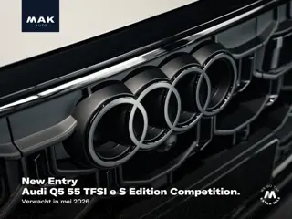 Audi Q5 55 TFSI e S Edition Competition, pano, tr.haak, luchtv., OLED, Matrix-LED, 21", HUD, ACC, ke
