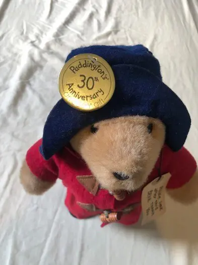Paddington 30th Anniversary bear beer knuffel Eden Toys