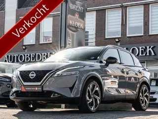 Nissan QASHQAI 1.3 MHEV Xtronic Tekna Plus PANO LEDER HUD LED 20 INCH CAMERA MEMORY STOEL BOMVOL!!
