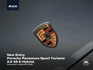 Porsche Panamera Sport Turismo 2.9 4S E-Hybrid, SportDesign, pano, keyless, InnoDrive, luchtv., sp.u