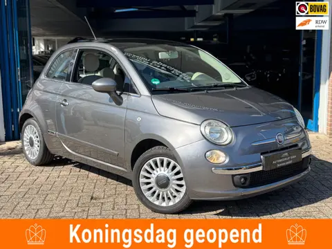 Fiat 500 1.2 Lounge 2011 GRIJS AIRCO CARPLAY APK NAP!