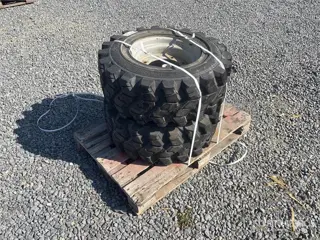 QUANTITY of (2) 12-16.5 Tyres W/Rims