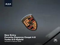Porsche Cayenne Coupé 4.0 Turbo S E-Hybrid, TechArt, Target Blu Eye, Stinger, SportDesign, pano, 4W-