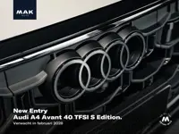 Audi A4 Avant 40 TFSI S Edition, pano, 20", B&O, leder, tr.haak, Matrix-LED, camera